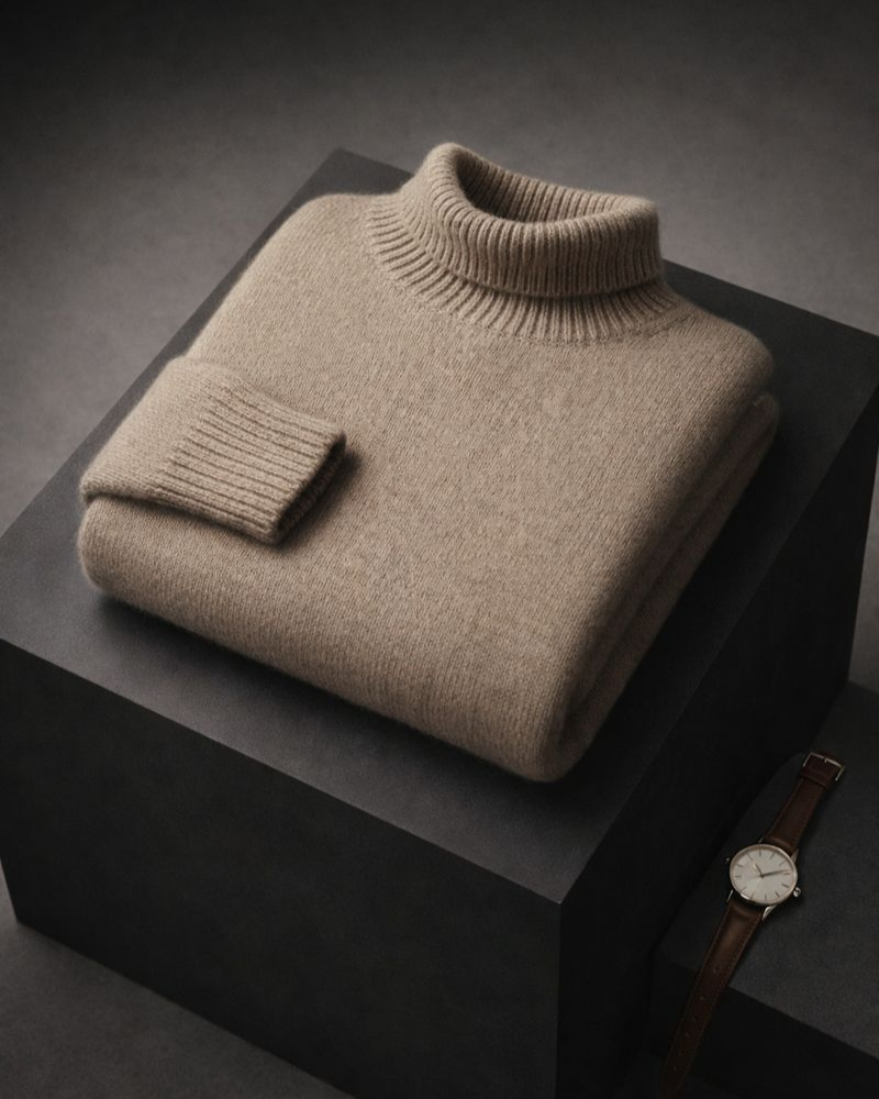 CUCITO™ | MAGLIONE MORBIDO CON COLLO ALTO
