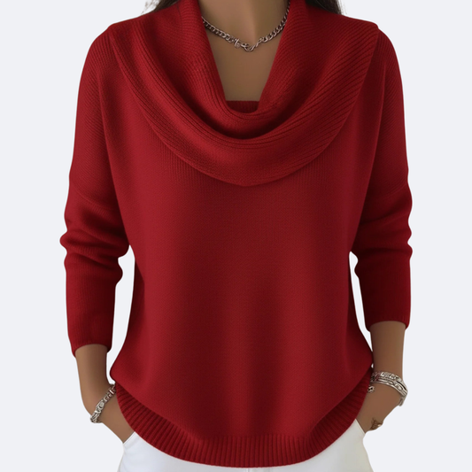 LAVORI™ | MAGLIONE CON COLLO RUFFLE ACCOGLIENTE