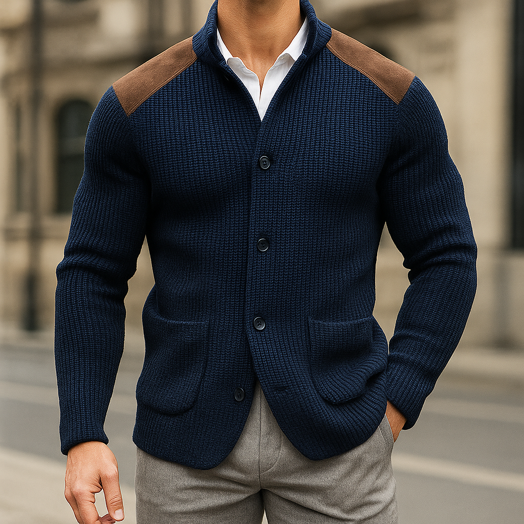STILE™ | BLAZER IN MAGLIA TEXTURIZZATA