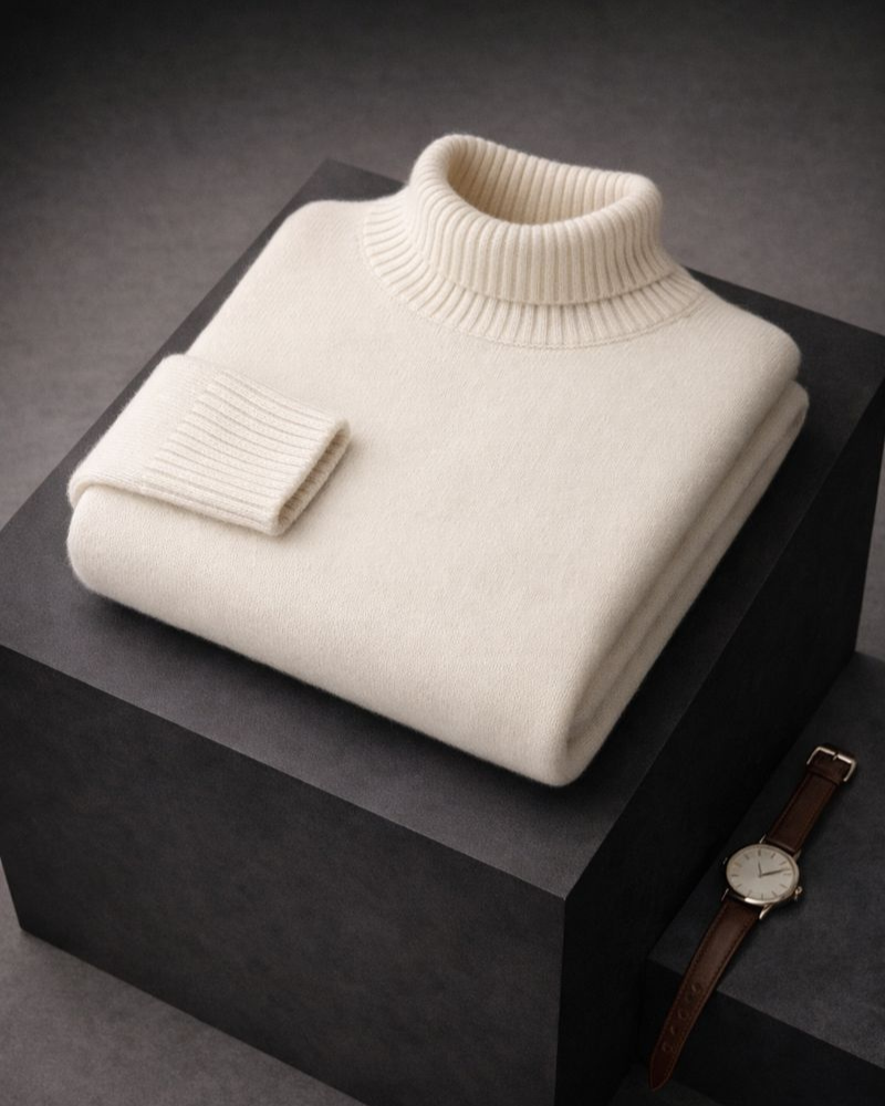 CUCITO™ | MAGLIONE MORBIDO CON COLLO ALTO