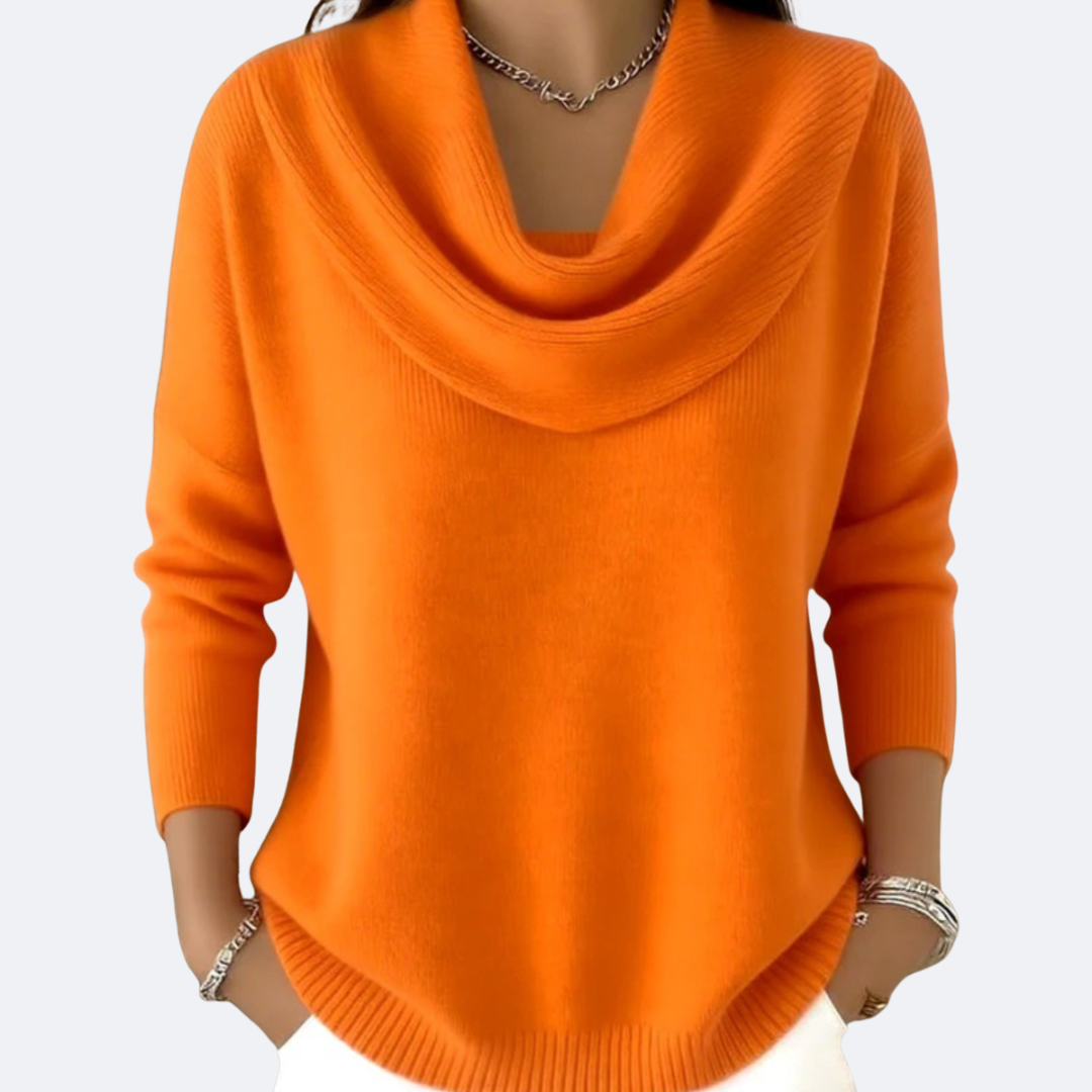 LAVORI™ | MAGLIONE CON COLLO RUFFLE ACCOGLIENTE
