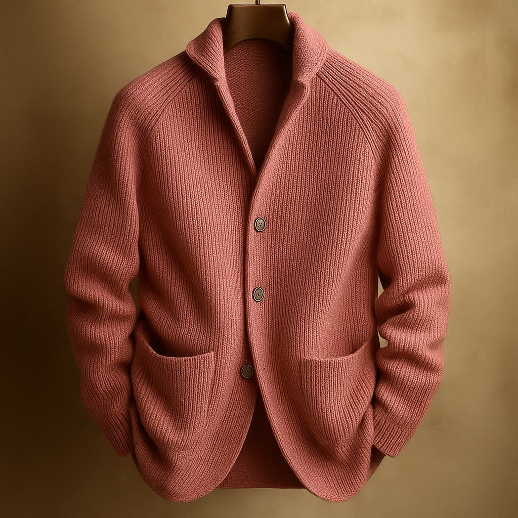 COSTARI™ | CARDIGAN IN LANA A RIGHE