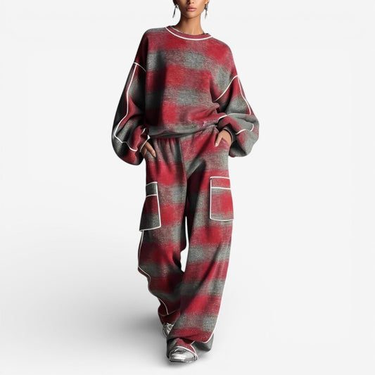 ZALARA™ | DUO IN MAGLIA A RIGHE